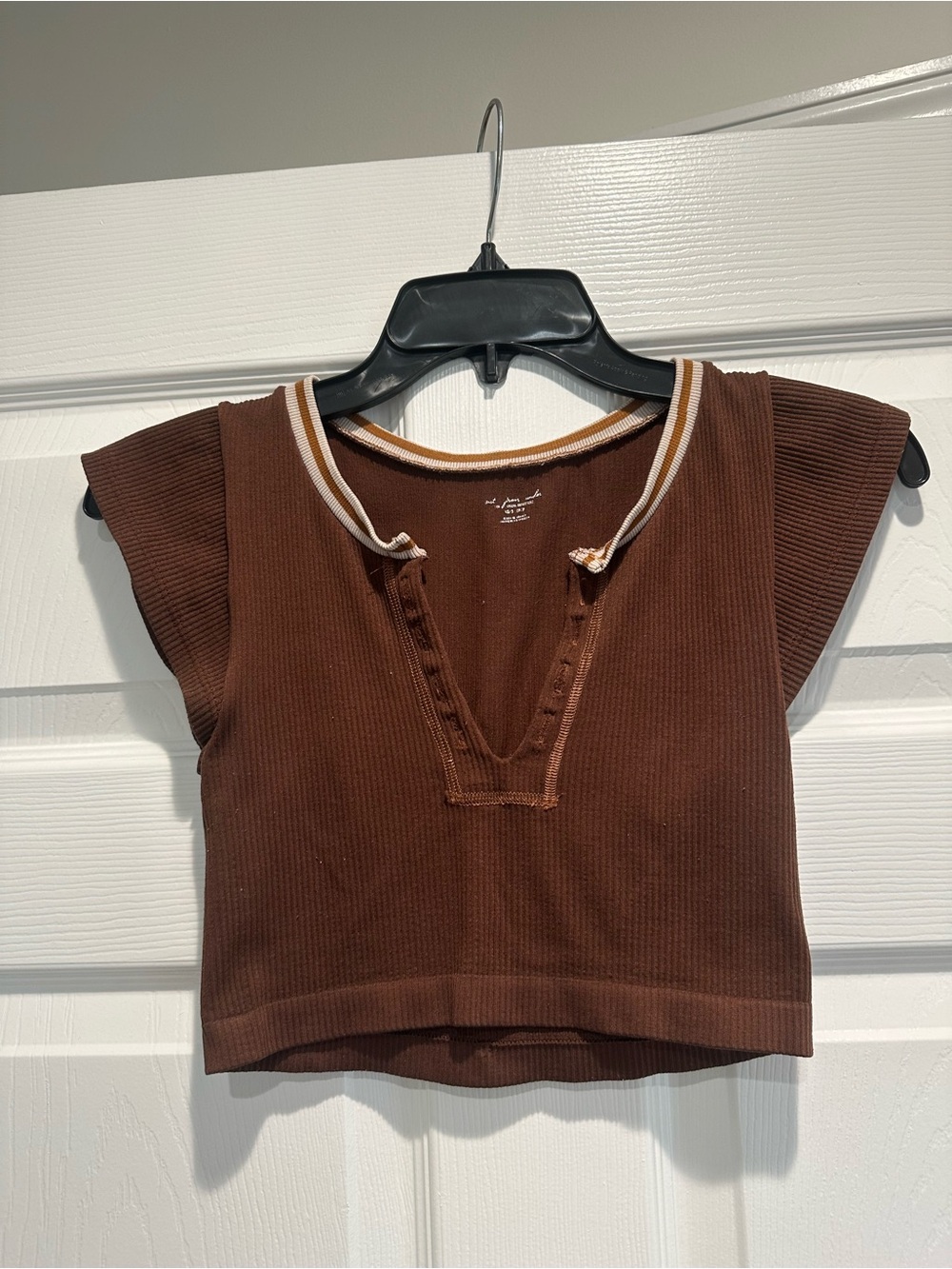 Urban outfitters brown go for gold top